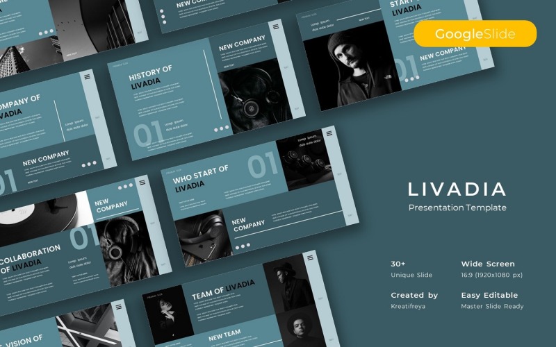 Лівадія – бізнес Google Slide Template