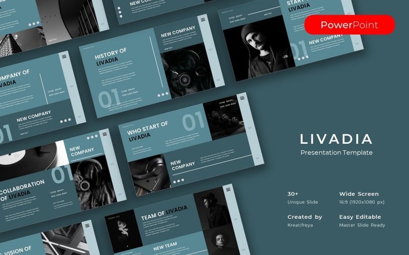 Livadia — 商业 PowerPoint 模板