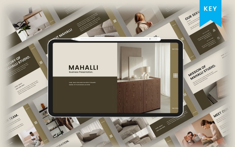 Mahali – Modello di presentazione aziendale