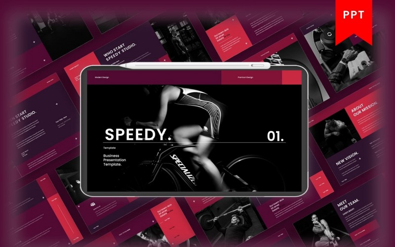 Speedy – šablona Business PowerPoint