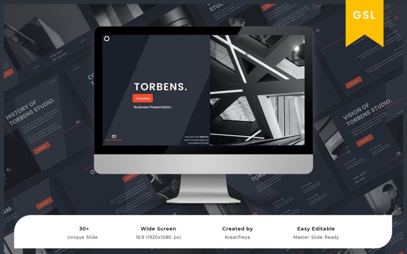 Torbens – бізнес-шаблон слайдів Google