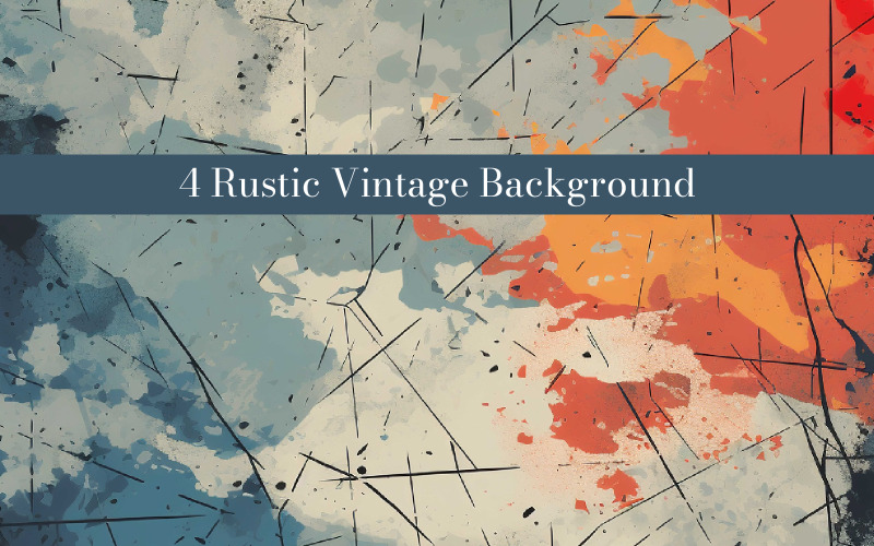 Uma imagem de fundo vintage rústica AI