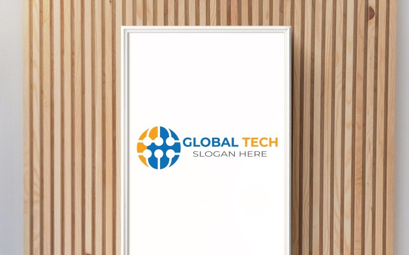Global Tech-logo-sjabloon