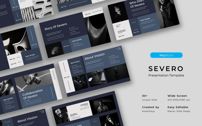 Severo– Шаблон бизнес-презентации