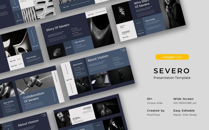 Severo – üzleti Google diasablon