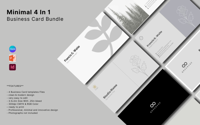 Exklusives 4-in-1-Visitenkartenpaket.