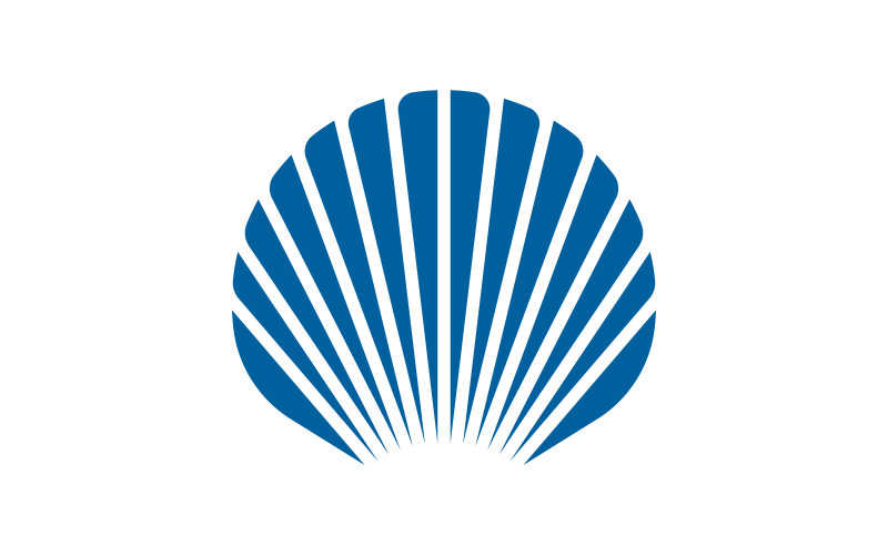 Shell vector icon silný koncept ilustrace šablona návrhu v.13