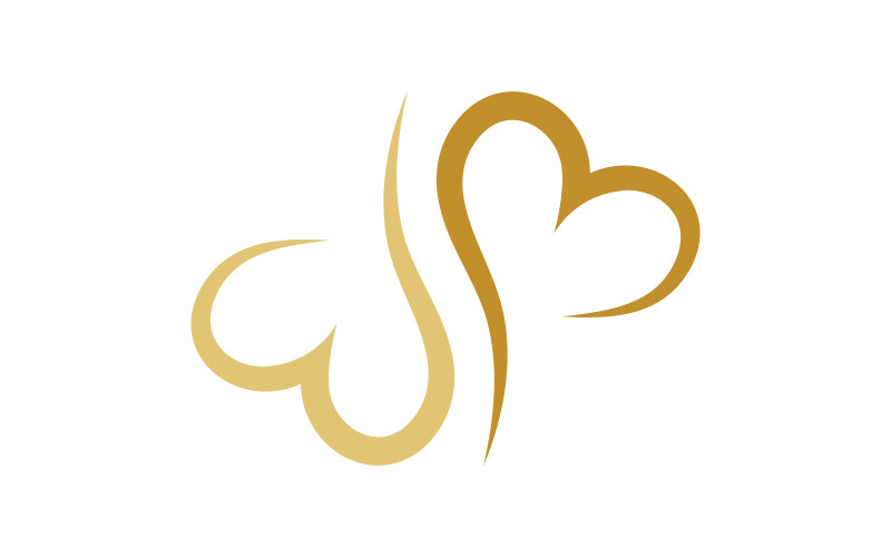 Skönhet florist vektor ikon logotyp designmall v.29