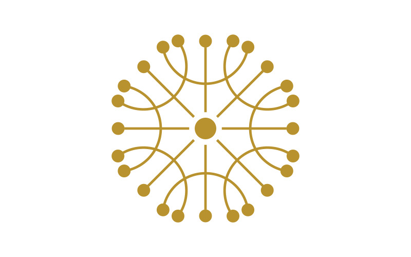 Szablon projektu logo ikony wektorowej kwiaciarni piękności v.22