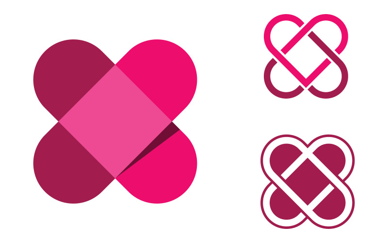 Schoonheid Liefde Vector pictogram illustratie ontwerp Template v.15