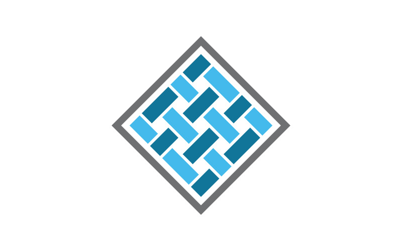 织物图标标志设计纺织模板矢量插图 v.3