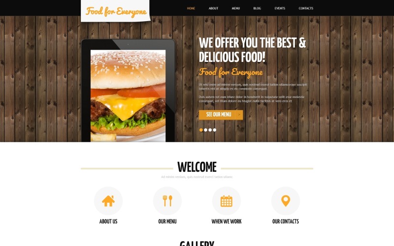 Cafe responsieve Joomla-sjabloon
