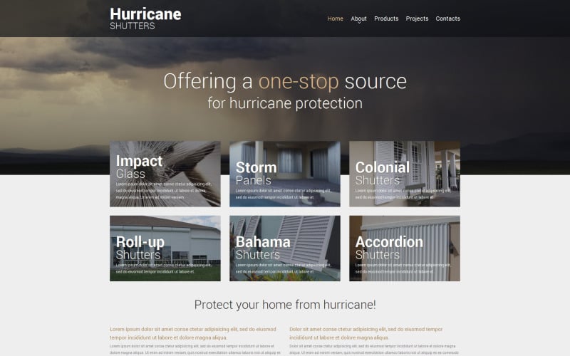 адаптивный шаблон сайта для ремоделирования дома