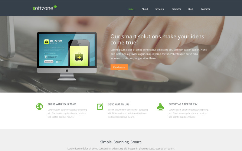 Tema WordPress reattivo per lo sviluppo Web