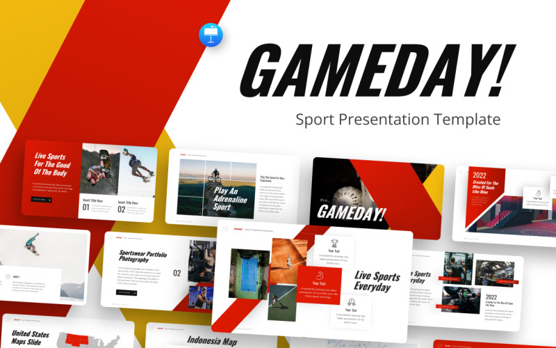 Gameday Sport Keynote Vorlage