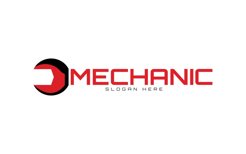 Logo meccanico Modello di logo aziendale