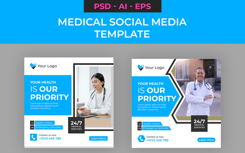 Medical Social Media Template
