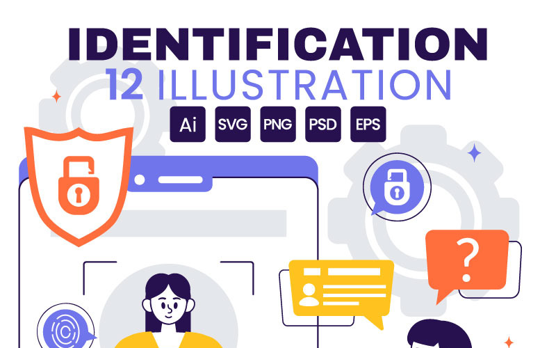 12 Identitetsdokument Illustration
