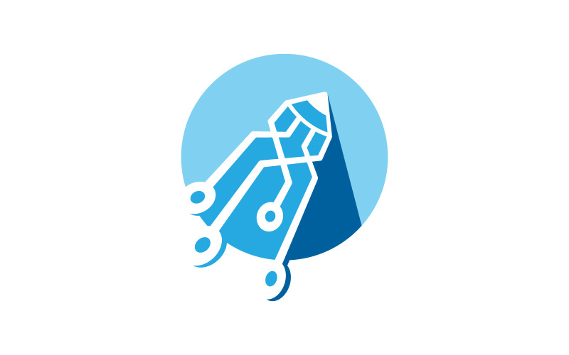 Pen Education Template vector icon illustration design v.3