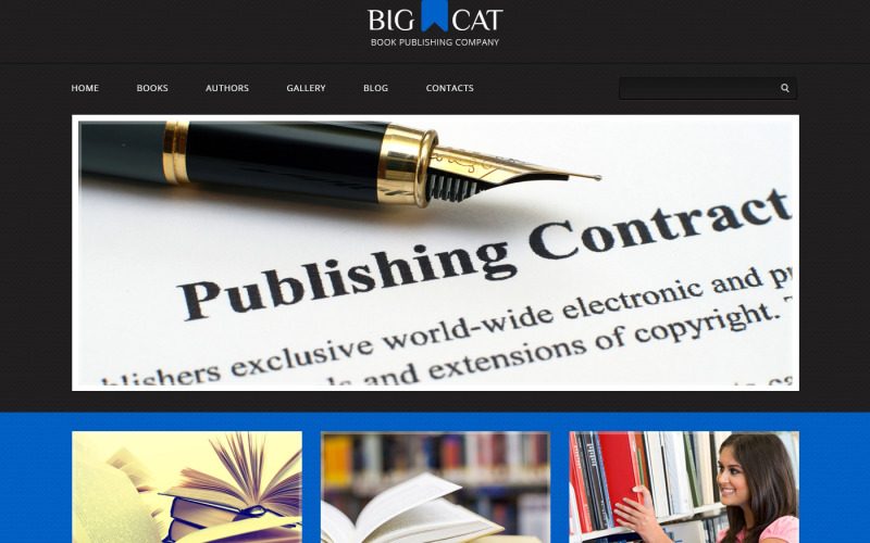 Kiadóvállalat érzékeny WordPress-témája