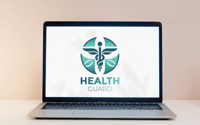 Modernes und klares medizinisches Logodesign für Gesundheits- und Wellnessunternehmen
