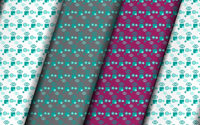 Einfaches, geometrisches, individuelles Vektor-EPS-Musterdesign.