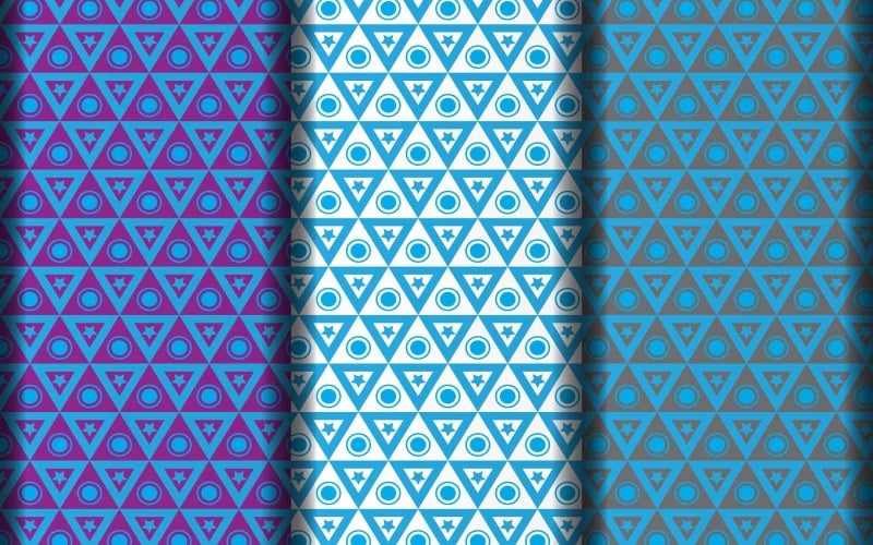Fully customize vector pattern design template.