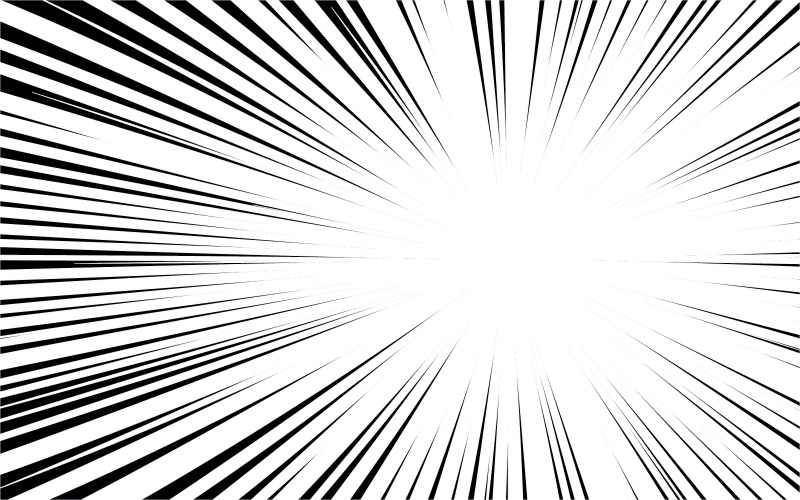 Speed Lines Comic Book Design Element Vektor Illustration v.14