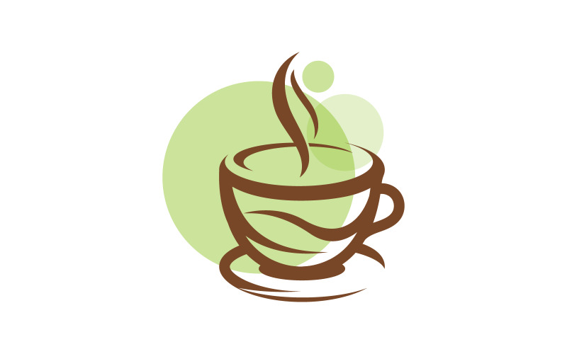 Café chá xícara café Logo Template vector ícone design v.10