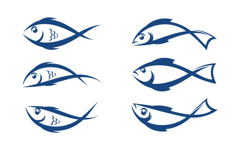 Vislogo sjabloon Creatief pictogram ontwerp sjabloon v.2