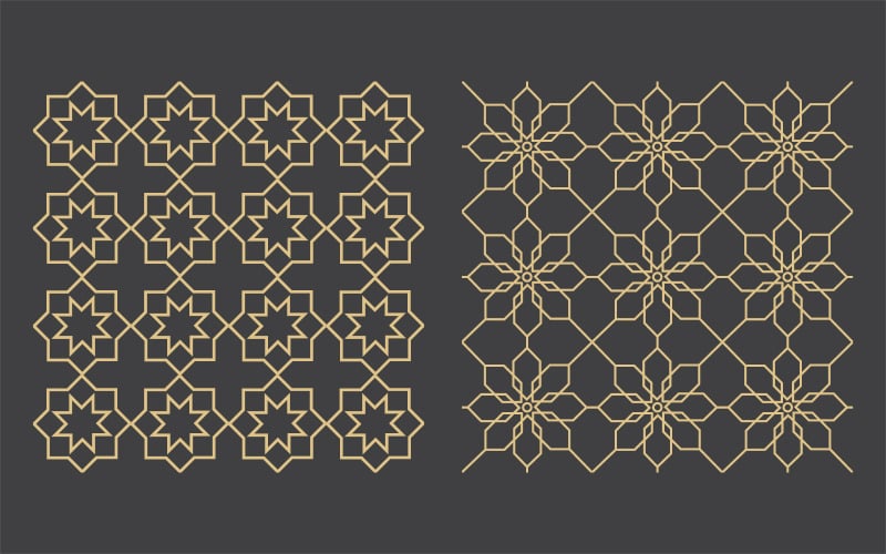 Adornos árabes. Patrones, fondos y fondos de pantalla para tu diseño. Adorno textil v.9