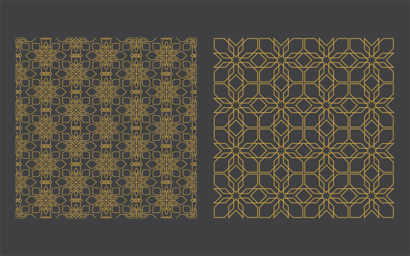 Arabiska ornament. Mönster, bakgrunder och tapeter för din design. Textilprydnad v.15
