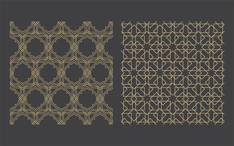 Arabiska ornament. Mönster, bakgrunder och tapeter för din design. Textilprydnad v.16