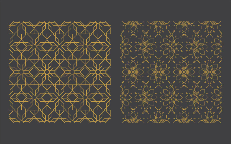 Arabiska ornament. Mönster, bakgrunder och tapeter för din design. Textilprydnad v.18