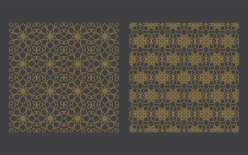 Arabiska ornament. Mönster, bakgrunder och tapeter för din design. Textilprydnad v.19