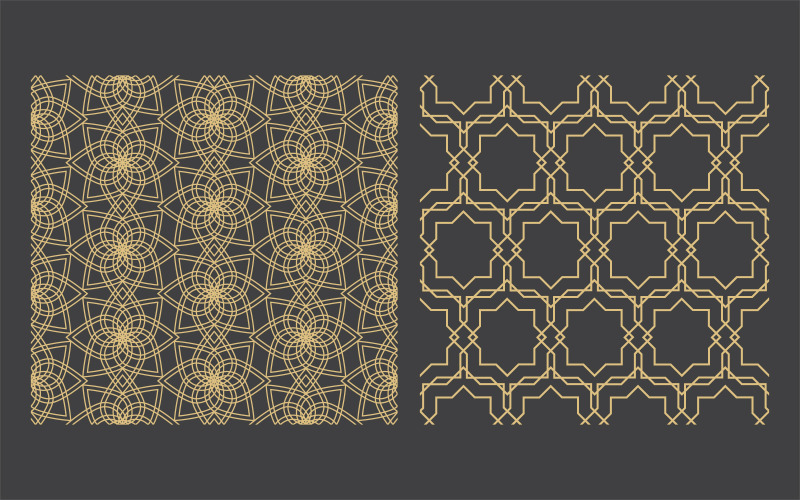 Arabiska ornament. Mönster, bakgrunder och tapeter för din design. Textilprydnad v.20