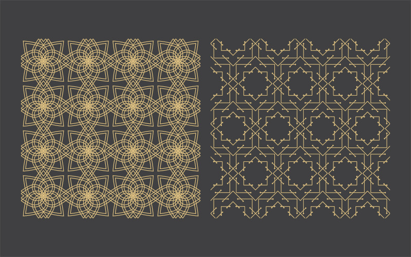 Arabiska ornament. Mönster, bakgrunder och tapeter för din design. Textilprydnad v.22
