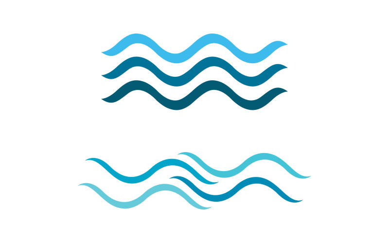 Icône de goutte d'eau éclaboussant une vague d'eau, illustration vectorielle, conception v.1