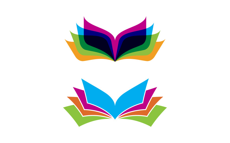 Boek Onderwijs concept Sjabloon vector pictogram illustratie ontwerp v.28