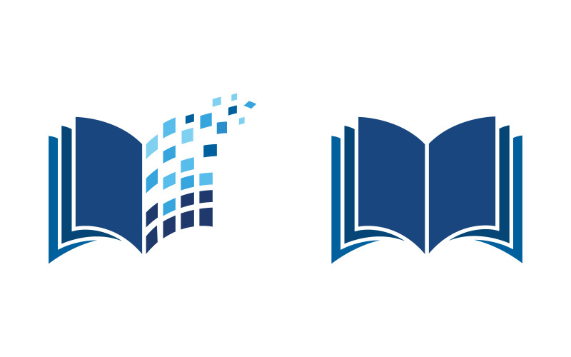 Book Education concept Šablona vektorové ikony ilustrace design v.16