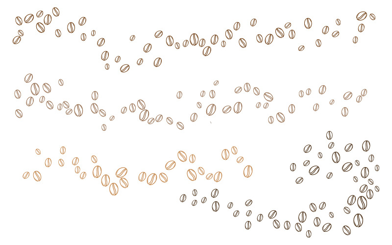 Illustrazione del logo del caffè e del tè Modello icona vettoriale design v.1