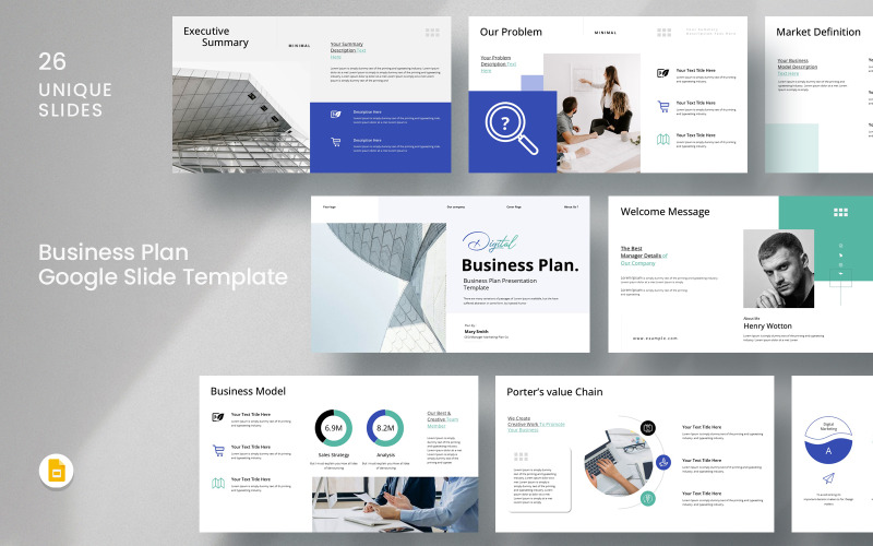 Business Plan Google Slide Template 2025 TemplateMonster