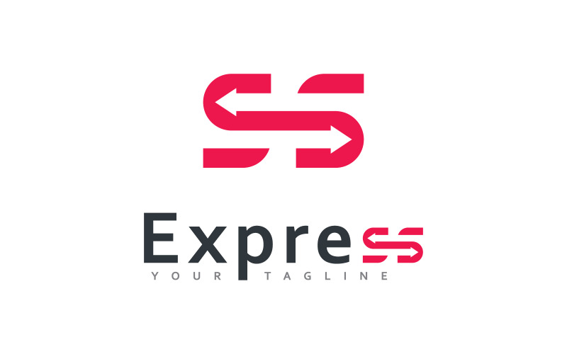 Modern Express векторний дизайн логотипу, стрілка бізнес логотип значок дизайн шаблон 7