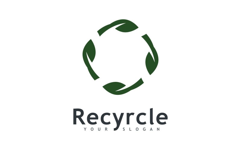 Icône de logo de recyclage vecteur. symbole d'illustration de recyclage, conception d'icône de flèche de rotation 9