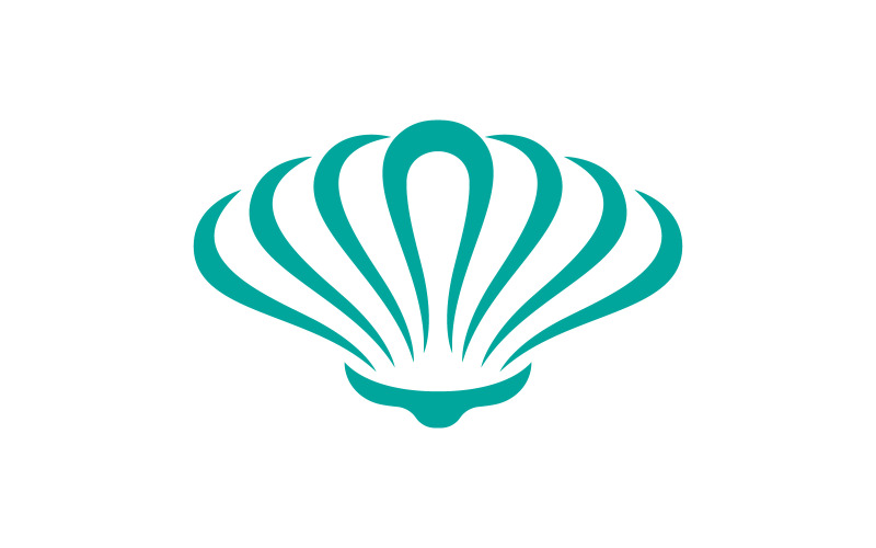 Shell sterk concept logo illustratie ontwerp sjabloon v.15