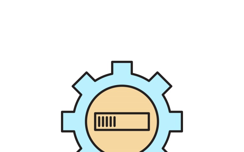 Icono del concepto de actualización del sistema