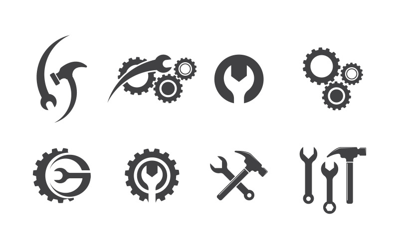 Mechanic Tool Vector icon design illustration Šablona v.13