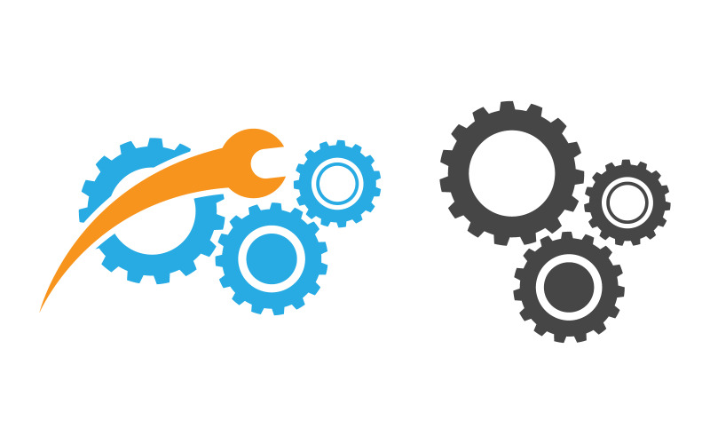 Mechanisch gereedschap Vector pictogram ontwerp illustratie Template v.9