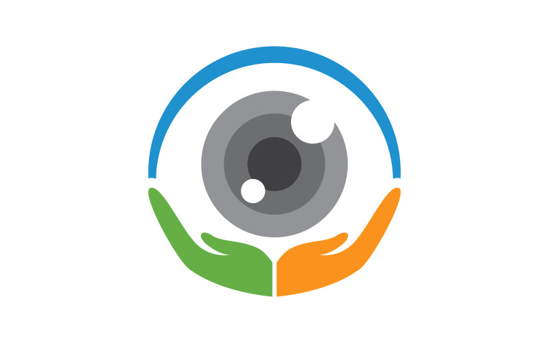 Branding Identity Corporate Health Eye Care vektor Logotypdesign v.44