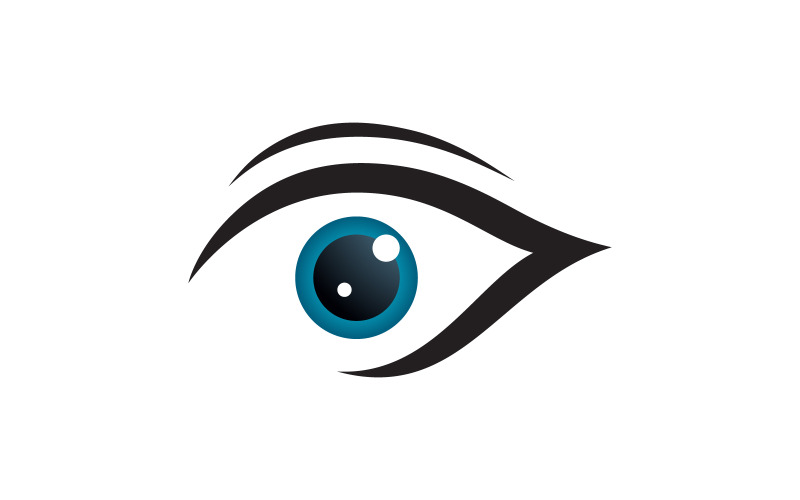 Branding Identity Corporate Health Eye Care vektor Logotypdesign v.65